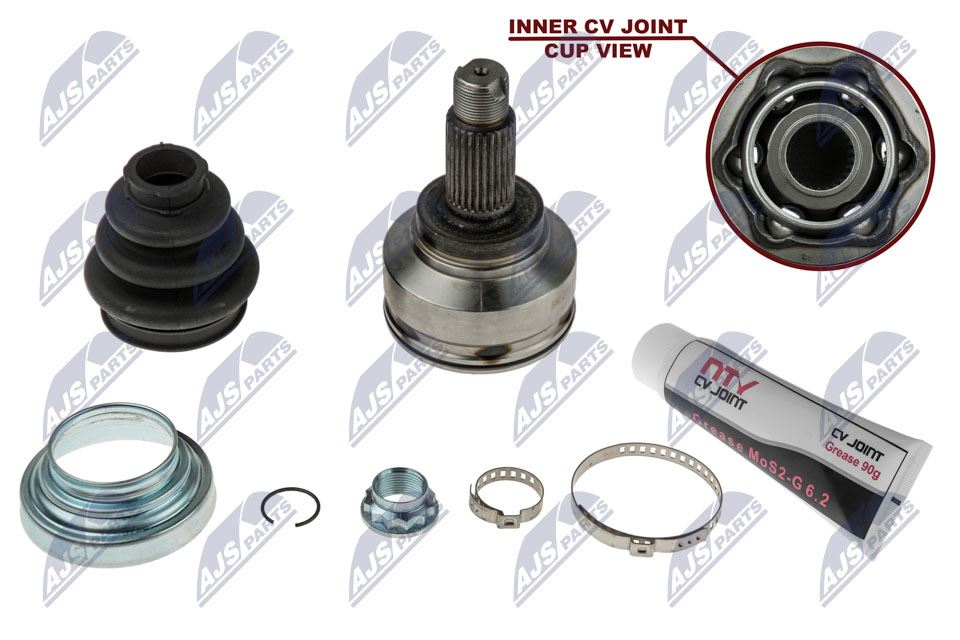 Homokineet reparatie set, aandrijfas Achteras rechts