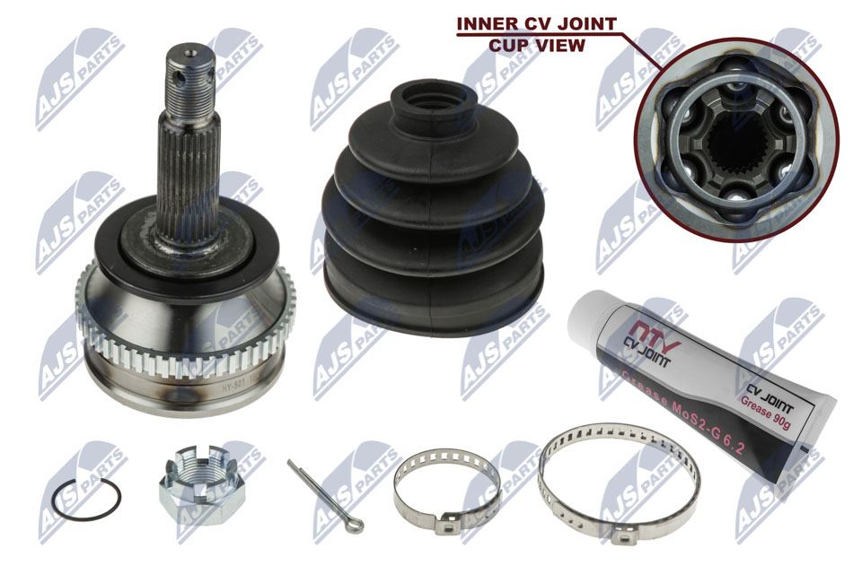 Homokineet reparatie set, aandrijfas Vooras