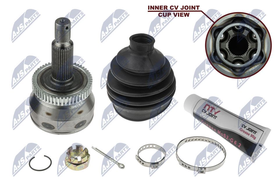 Homokineet reparatie set, aandrijfas Vooras rechts